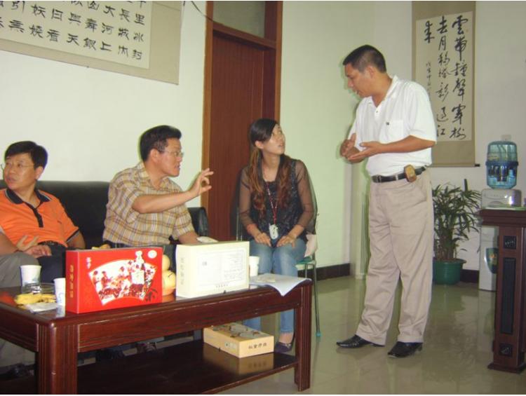 韓國友人訪問公司董事長